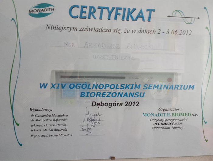 Certyfikat Bio-Mag