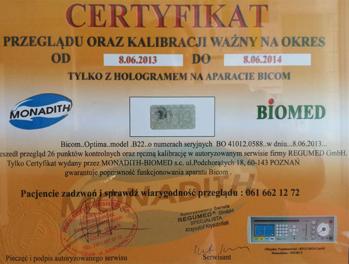 Certyfikat Bio-Mag